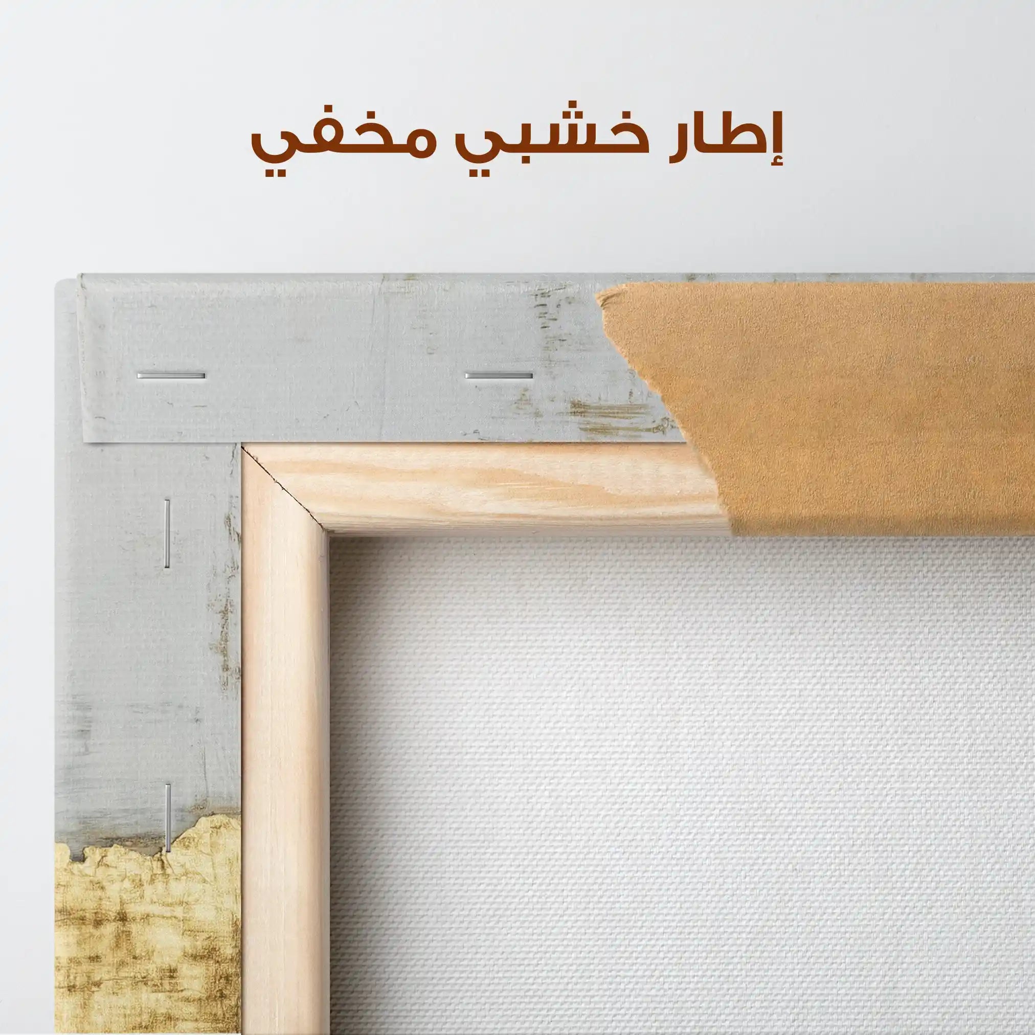 Abstract 1217 Canvas Art 60 x 60 cm / Stretched on hidden frame