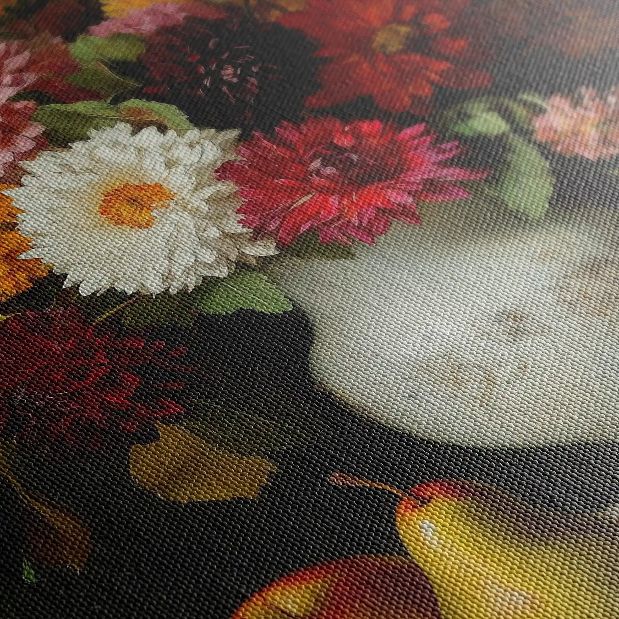 Floral Canvas Wall Art WAD1217-F 90 x 60 cm / Stretched on hidden frame