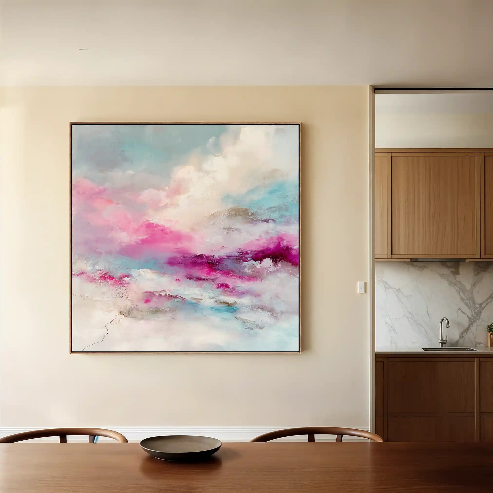 Abstract 1218 Canvas Art 60 x 60 cm / Stretched on hidden frame