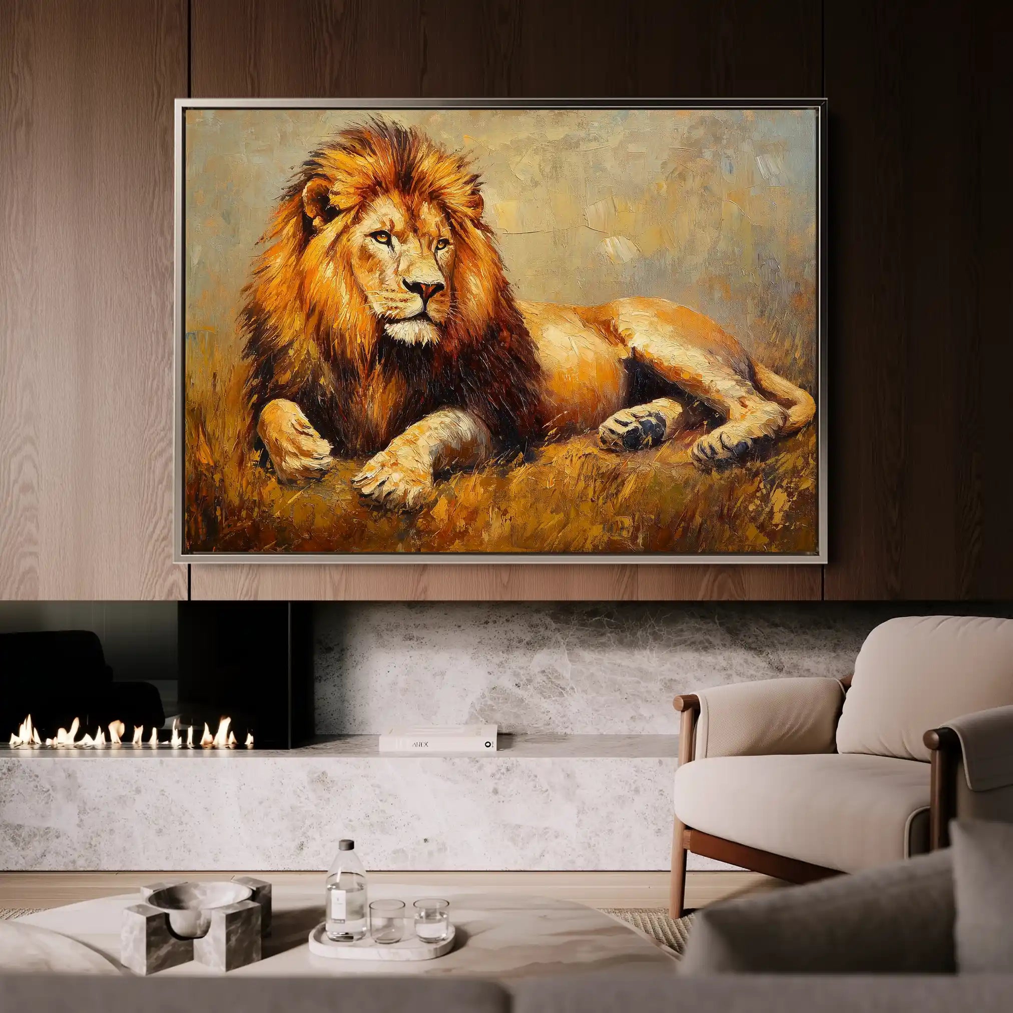 Animals 122 Canvas Art 90 x 60 cm / Stretched on hidden frame