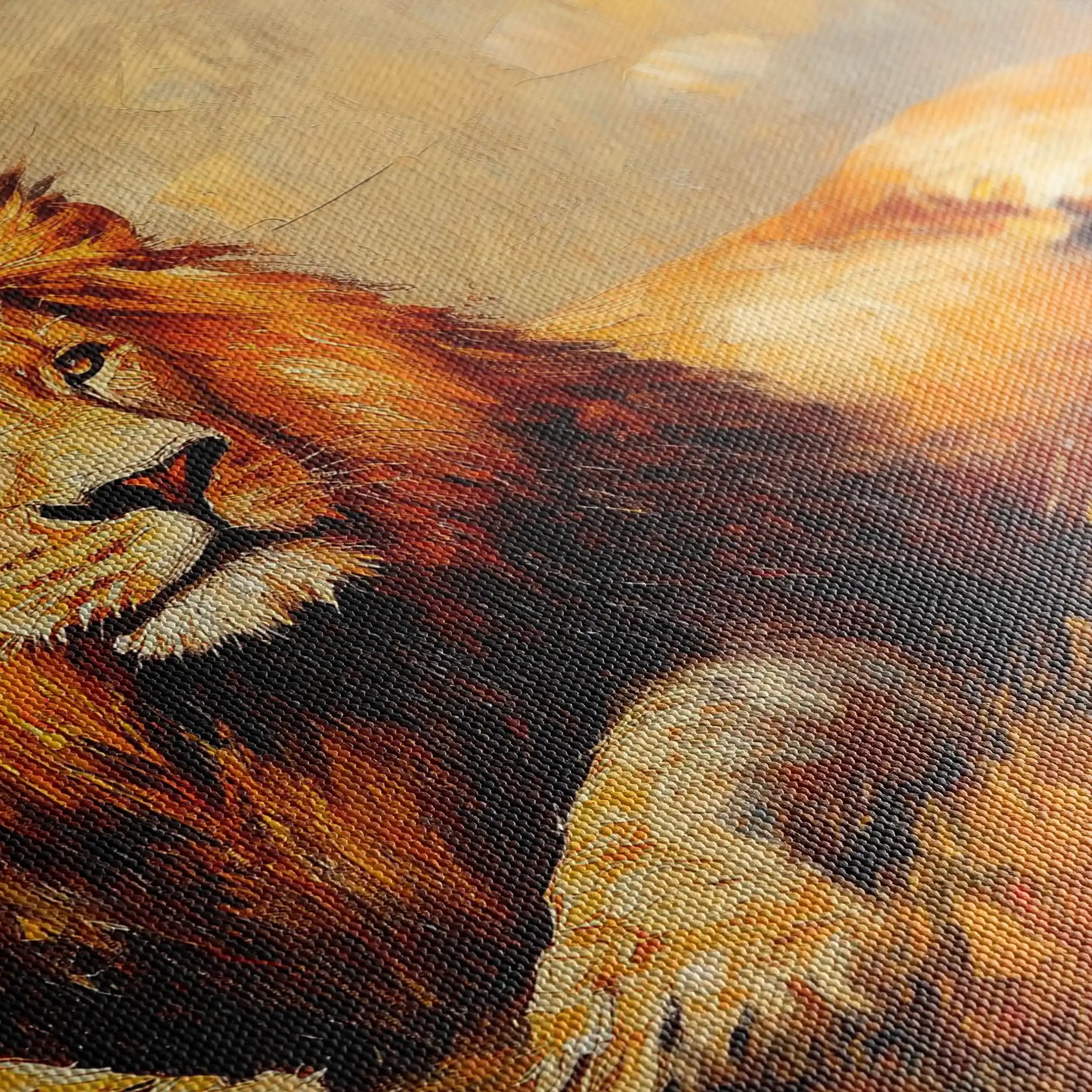 Animals 122 Canvas Art 90 x 60 cm / Stretched on hidden frame