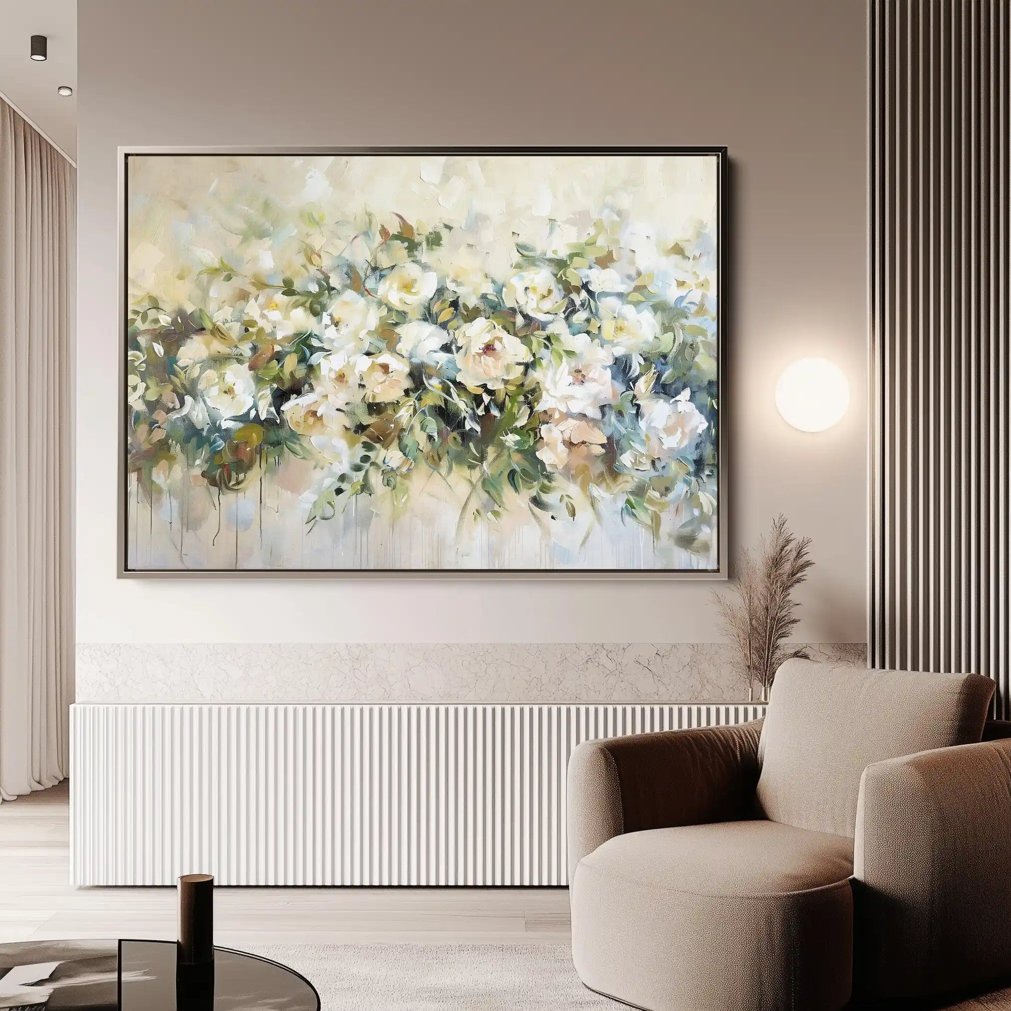 Floral Canvas Wall Art WAD122-F 90 x 60 cm / Stretched on hidden frame