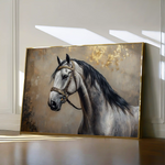 Horses 122 Canvas Art 90 x 60 cm / Stretched on hidden frame