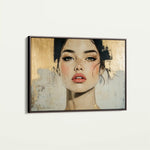 Portrait 122 Canvas Art 90 x 60 cm / Stretched on hidden frame