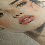 Portrait 122 Canvas Art 90 x 60 cm / Stretched on hidden frame