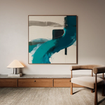 Abstract 1220 Canvas Art 60 x 60 cm / Stretched on hidden frame