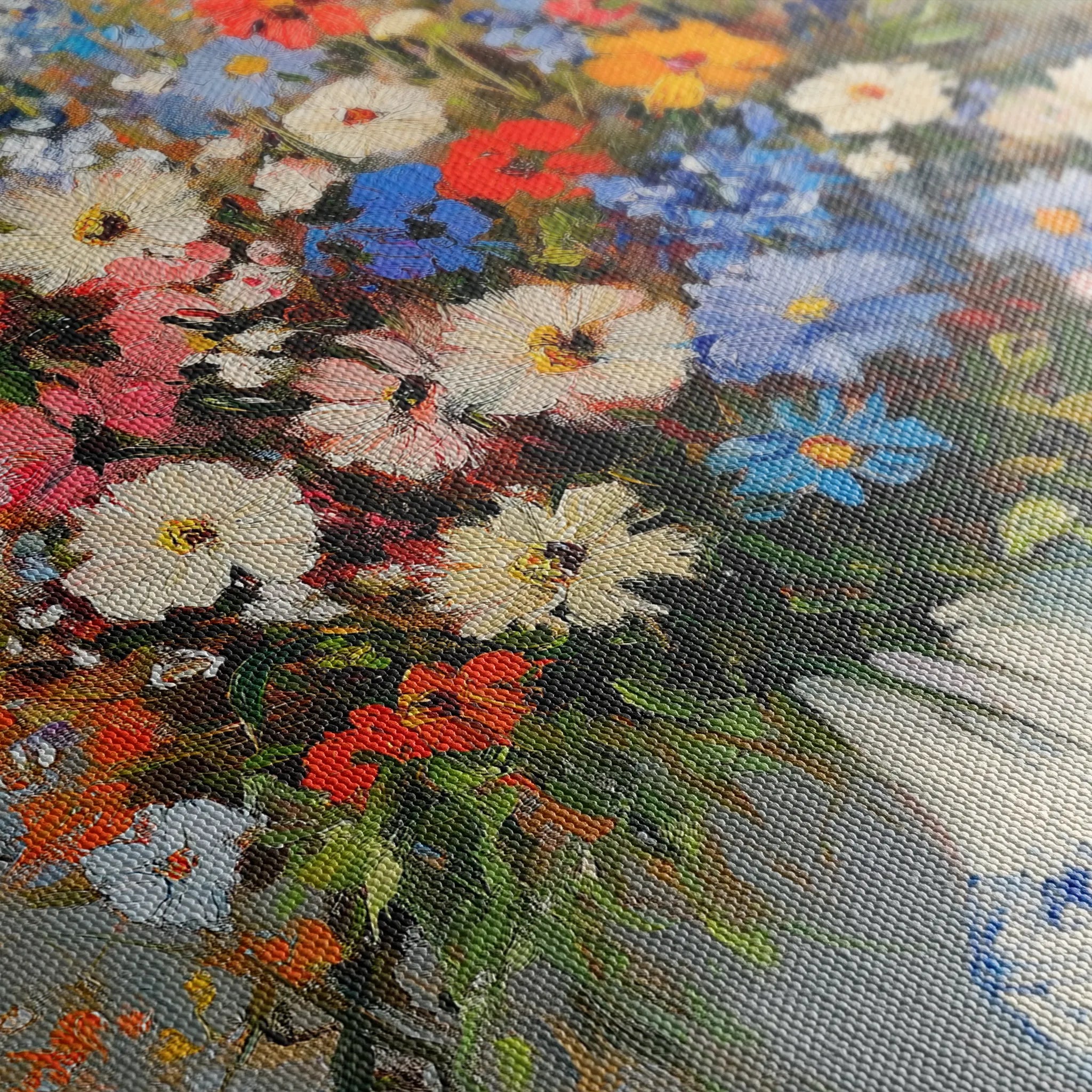 Floral Canvas Wall Art WAD1220-F 90 x 60 cm / Stretched on hidden frame