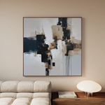 Abstract 1221 Canvas Art 60 x 60 cm / Stretched on hidden frame