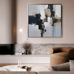Abstract 1221 Canvas Art 60 x 60 cm / Stretched on hidden frame