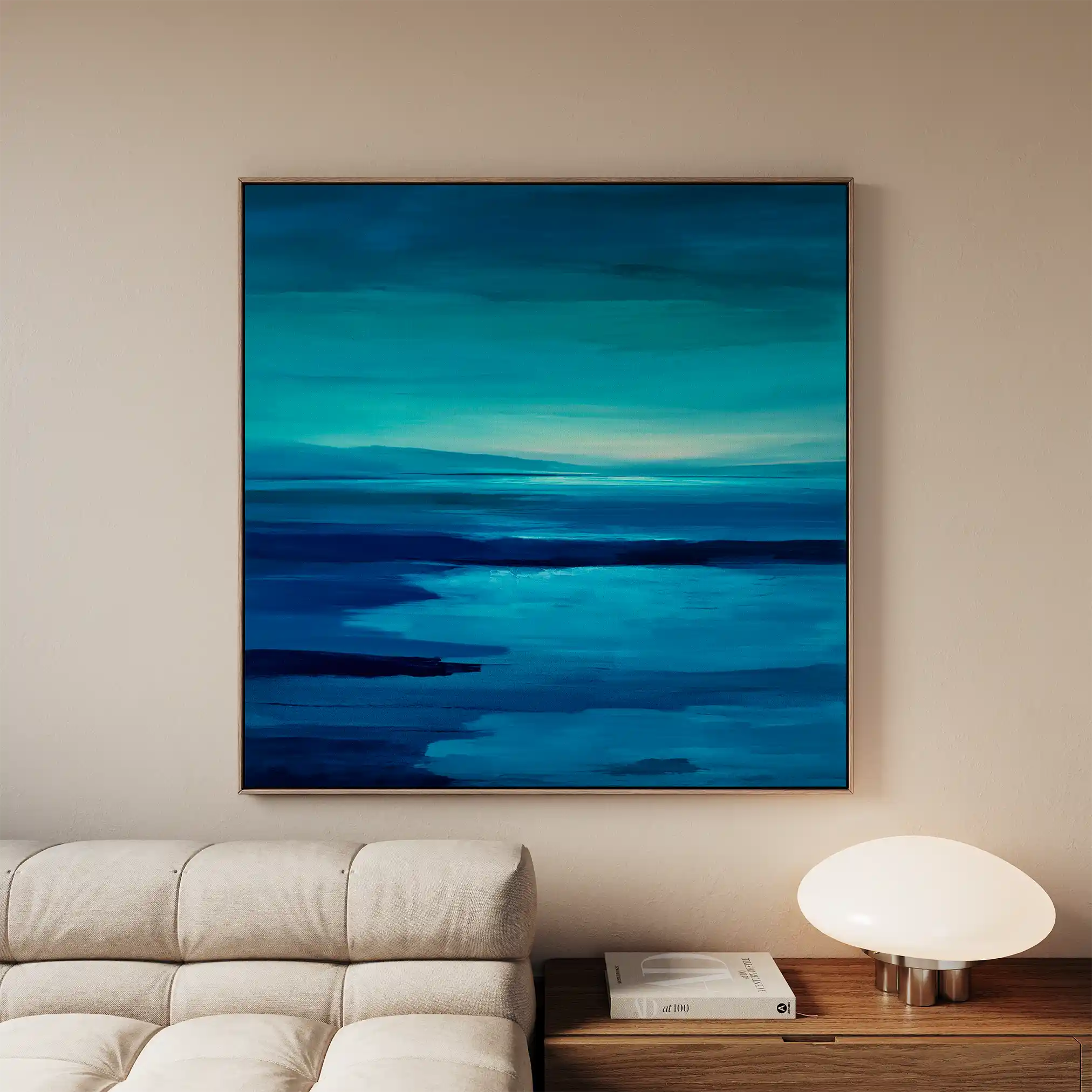 Abstract 1224 Canvas Art 60 x 60 cm / Stretched on hidden frame