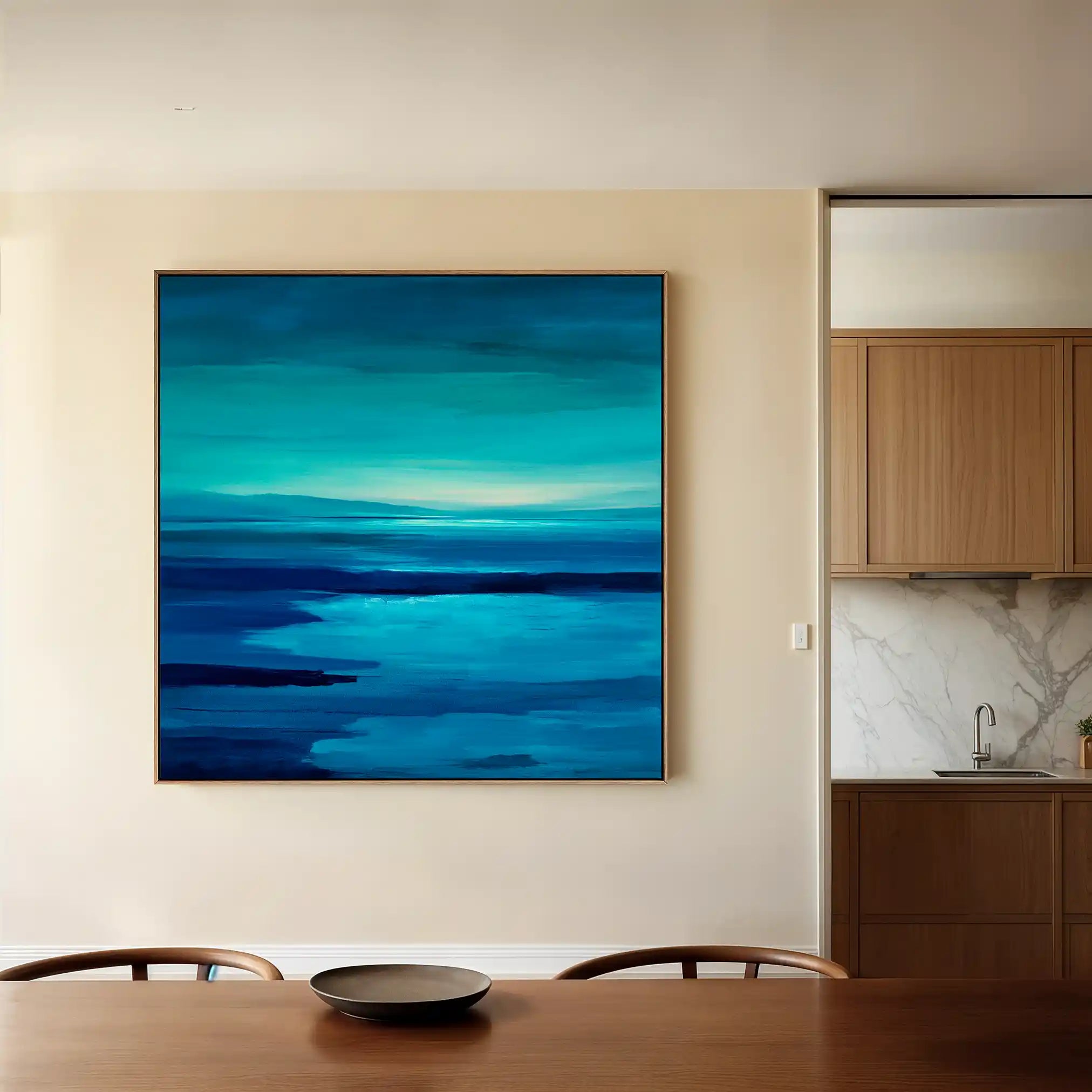 Abstract 1224 Canvas Art 60 x 60 cm / Stretched on hidden frame