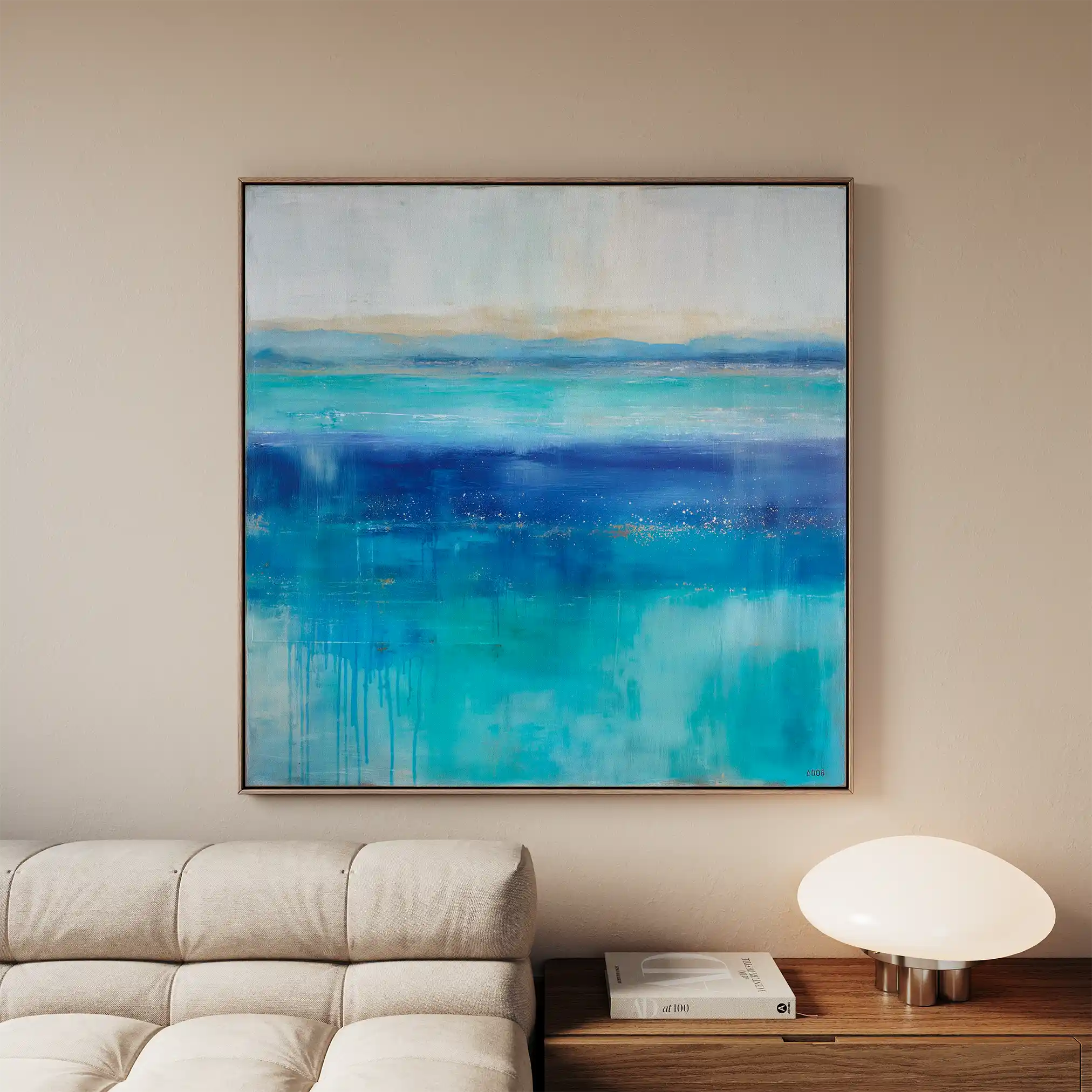 Abstract 1226 Canvas Art 60 x 60 cm / Stretched on hidden frame