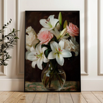 Floral Canvas Wall Art WAD1226-F 90 x 60 cm / Stretched on hidden frame