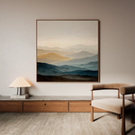 Abstract 1227 Canvas Art 60 x 60 cm / Stretched on hidden frame