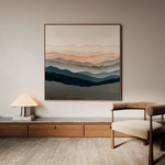 Abstract 1229 Canvas Art 60 x 60 cm / Stretched on hidden frame