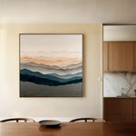 Abstract 1229 Canvas Art 60 x 60 cm / Stretched on hidden frame