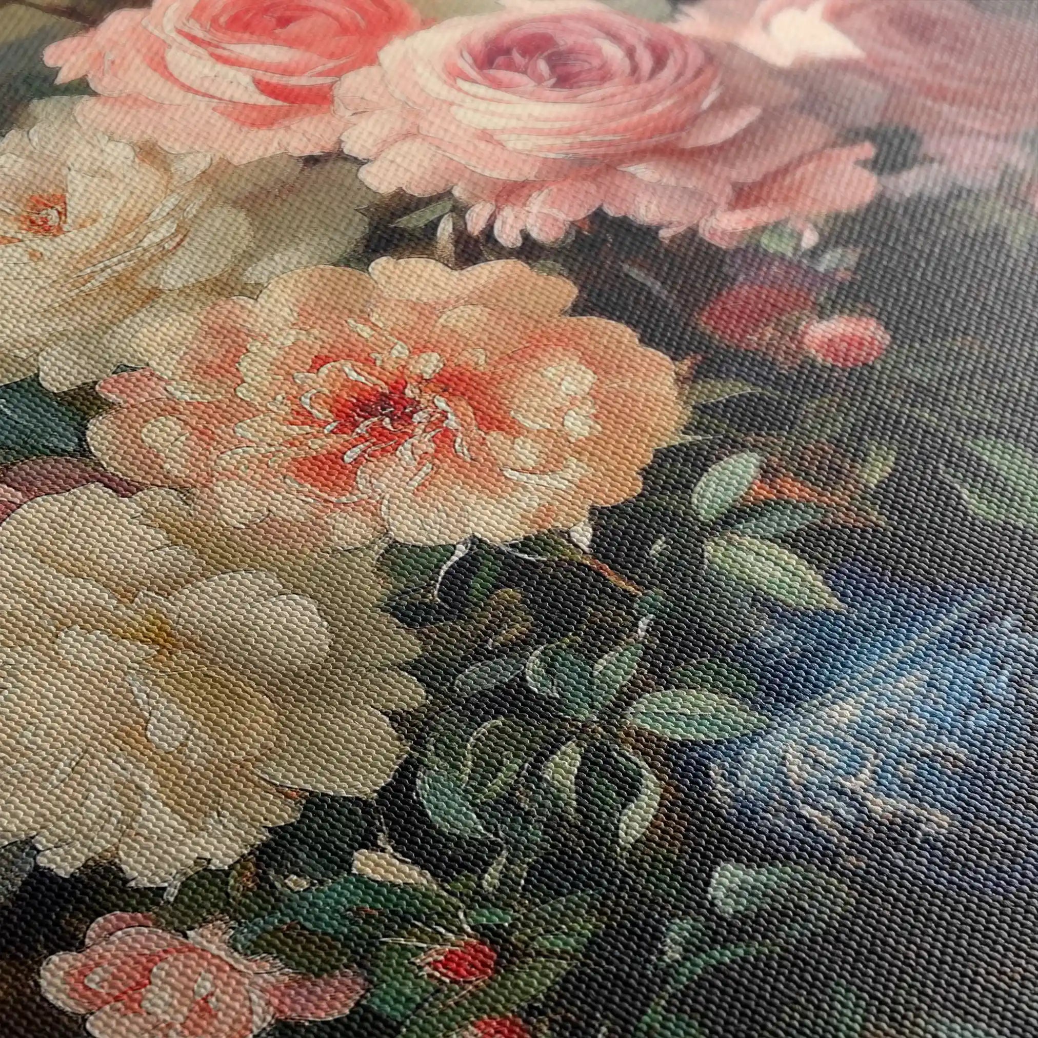 Floral Canvas Wall Art WAD1229-F 90 x 60 cm / Stretched on hidden frame