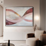 Boho 123 Canvas Art 90 x 60 cm / Stretched on hidden frame