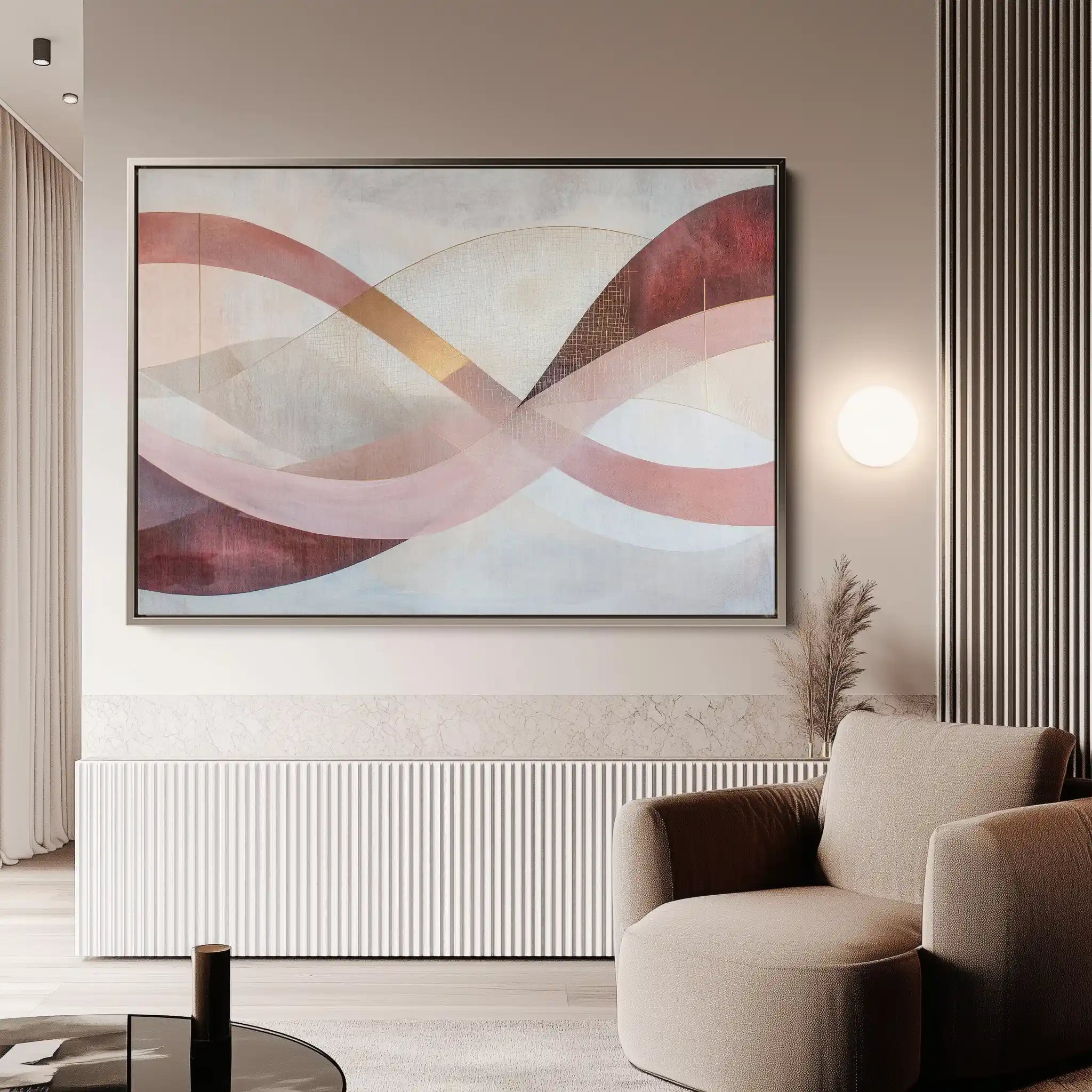 Boho 123 Canvas Art 90 x 60 cm / Stretched on hidden frame