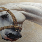 Horses 123 Canvas Art 90 x 60 cm / Stretched on hidden frame
