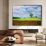 Landscape 123 Canvas Art 90 x 60 cm / Stretched on hidden frame
