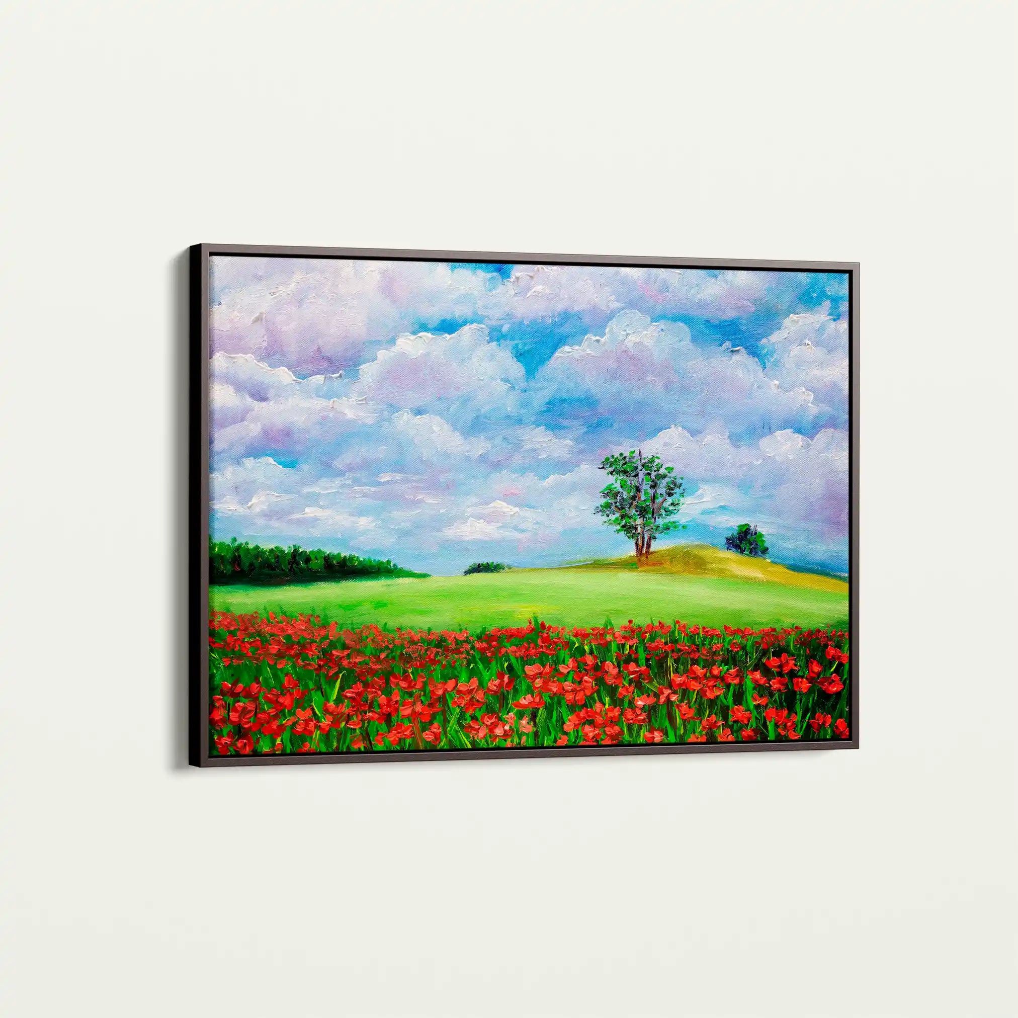 Landscape 123 Canvas Art 90 x 60 cm / Stretched on hidden frame