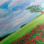 Landscape 123 Canvas Art 90 x 60 cm / Stretched on hidden frame