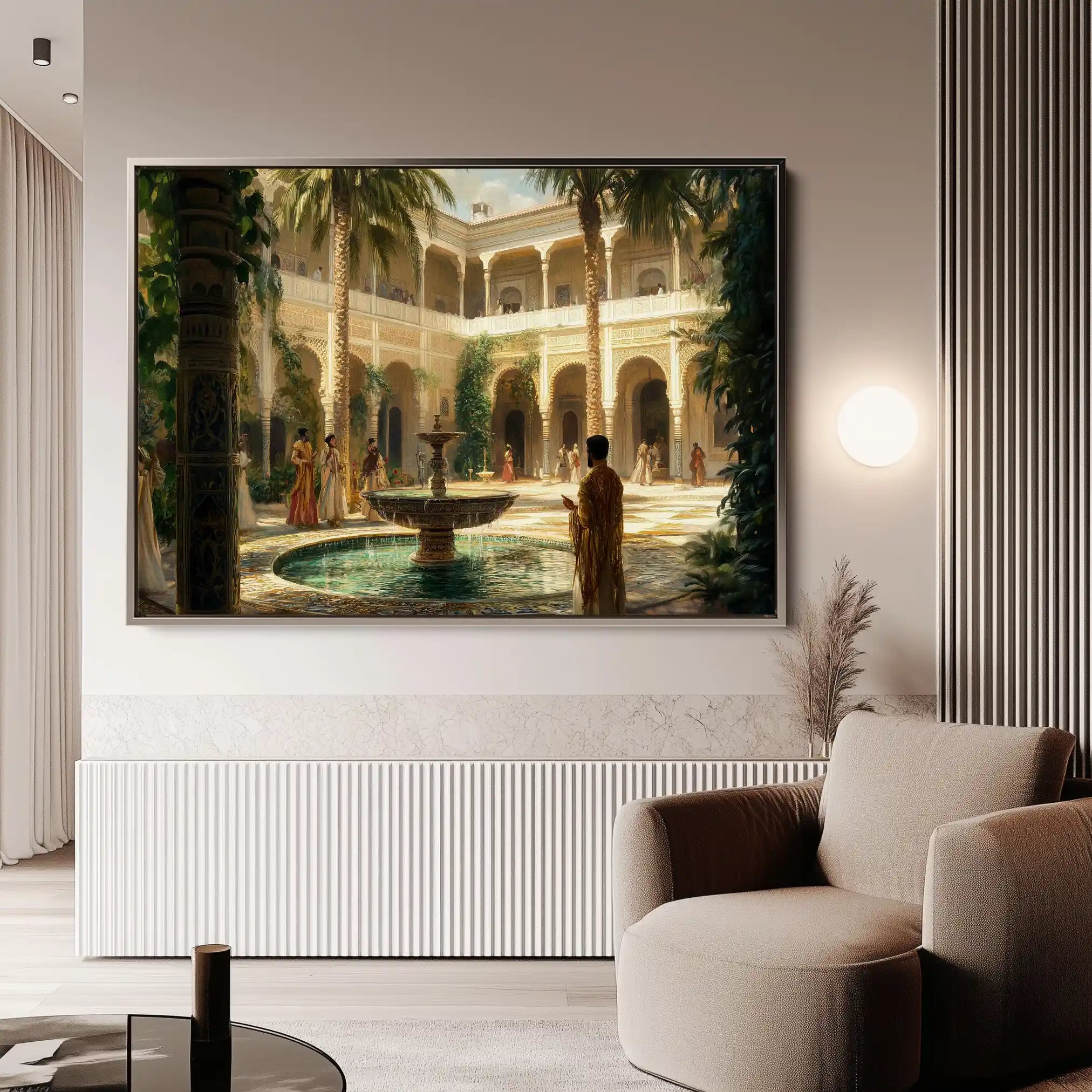 Orientalist 123 Canvas Art 90 x 60 cm / Stretched on hidden frame