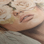 Portrait 123 Canvas Art 90 x 60 cm / Stretched on hidden frame