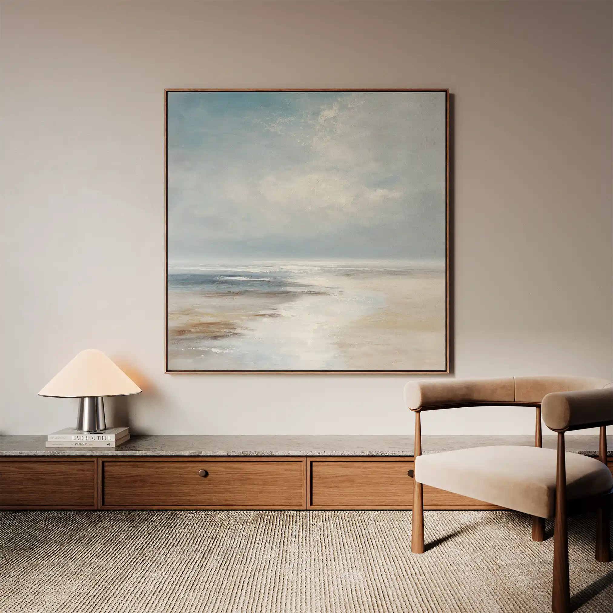 Abstract 1230 Canvas Art 60 x 60 cm / Stretched on hidden frame