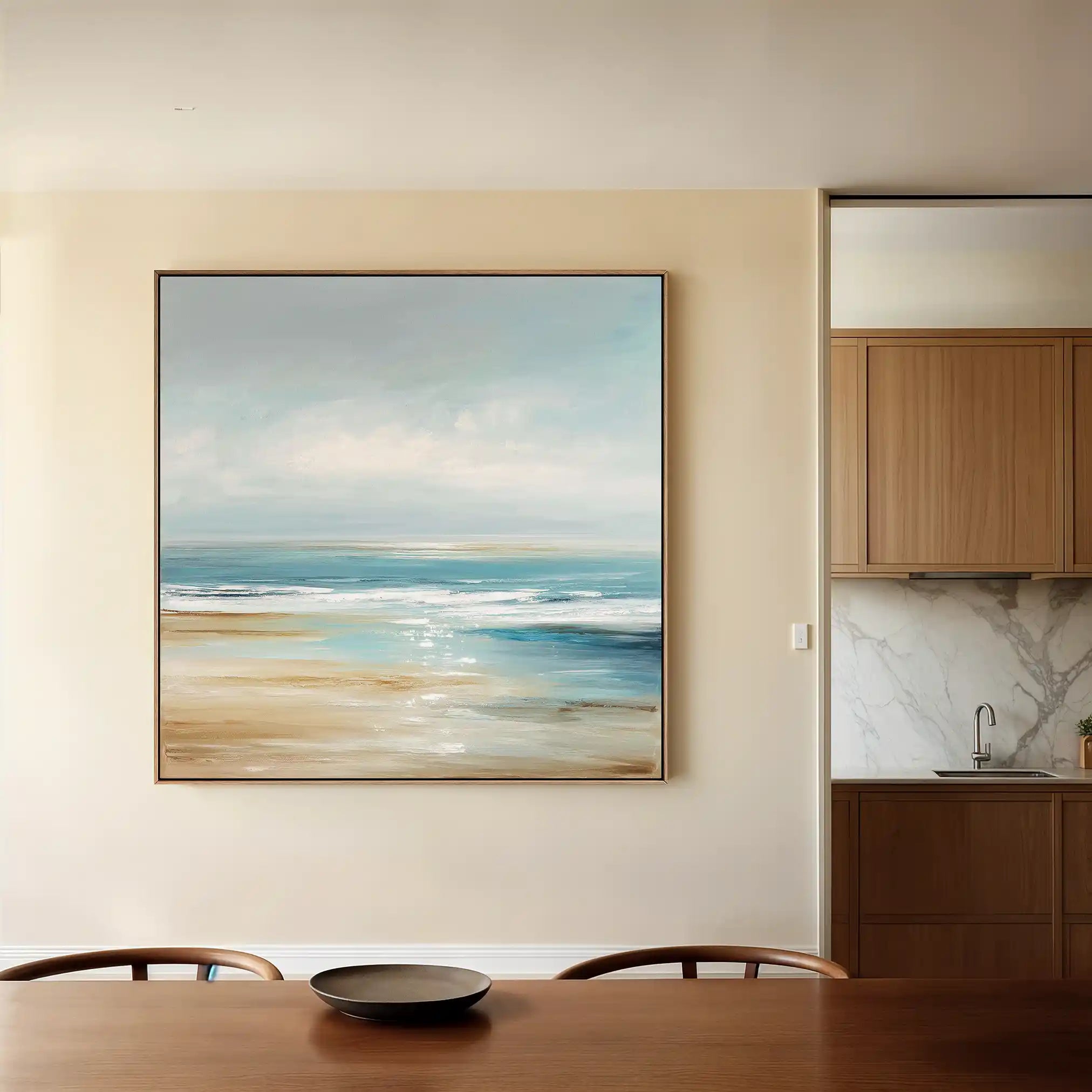 Abstract 1231 Canvas Art 60 x 60 cm / Stretched on hidden frame