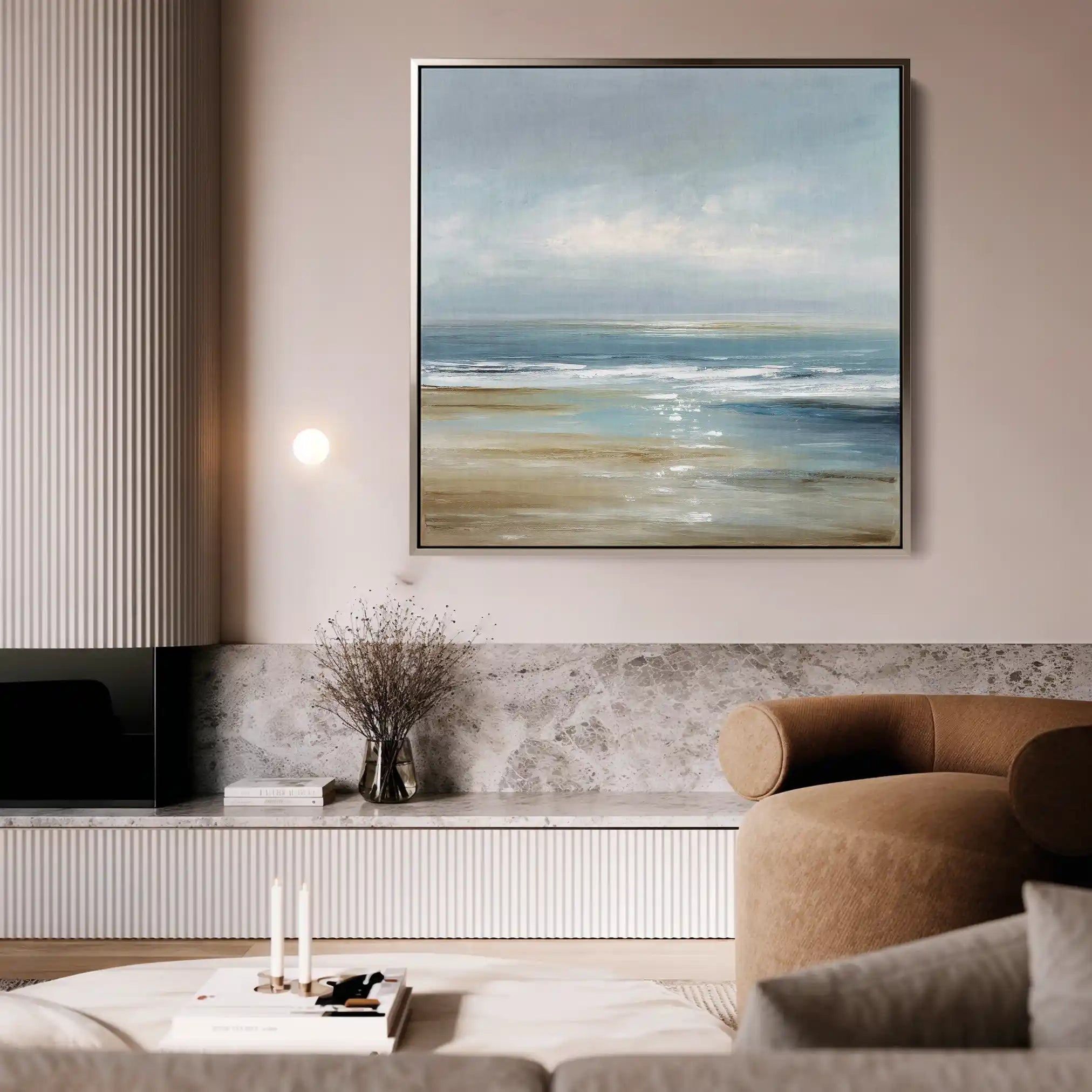Abstract 1231 Canvas Art 60 x 60 cm / Stretched on hidden frame