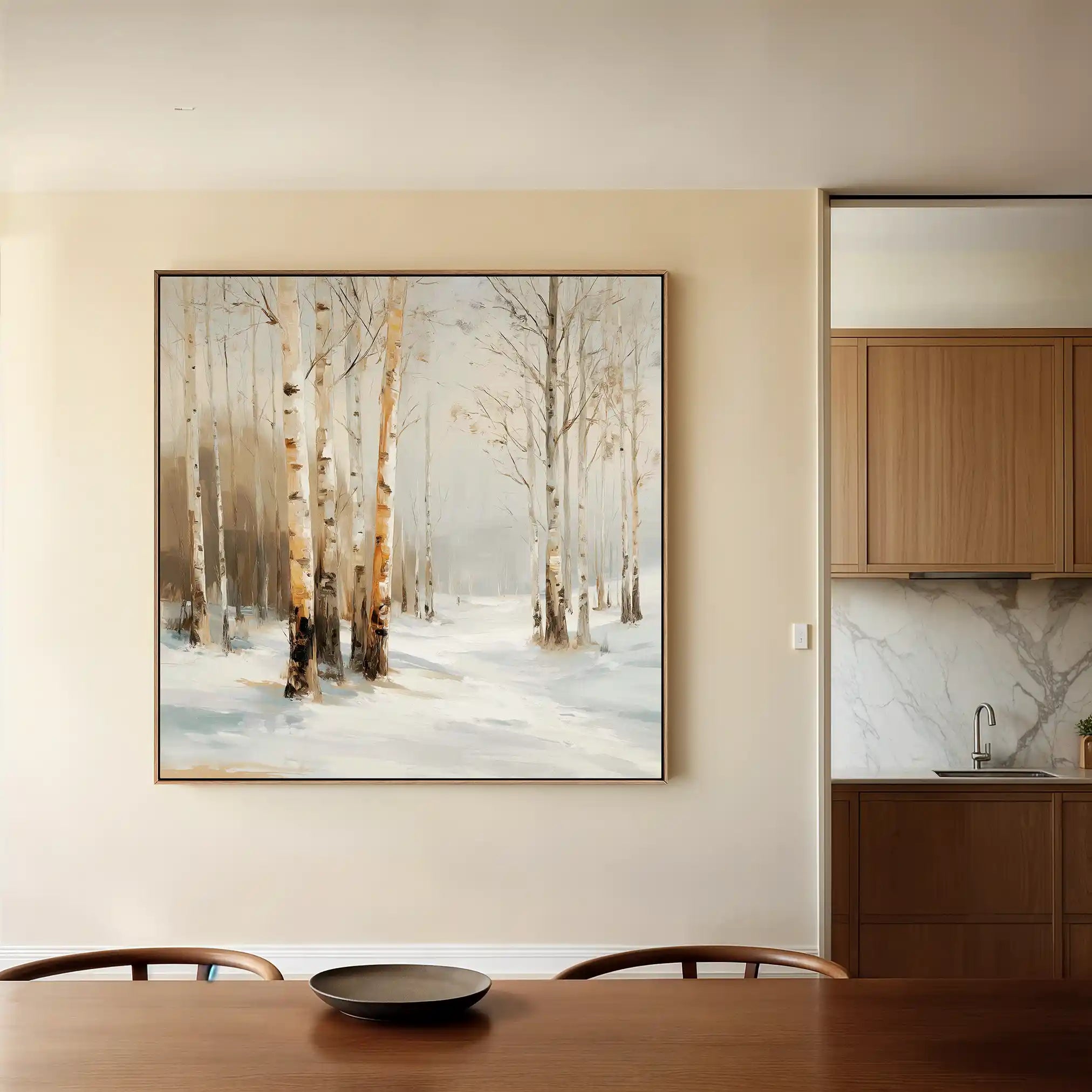 Abstract 1232 Canvas Art 60 x 60 cm / Stretched on hidden frame