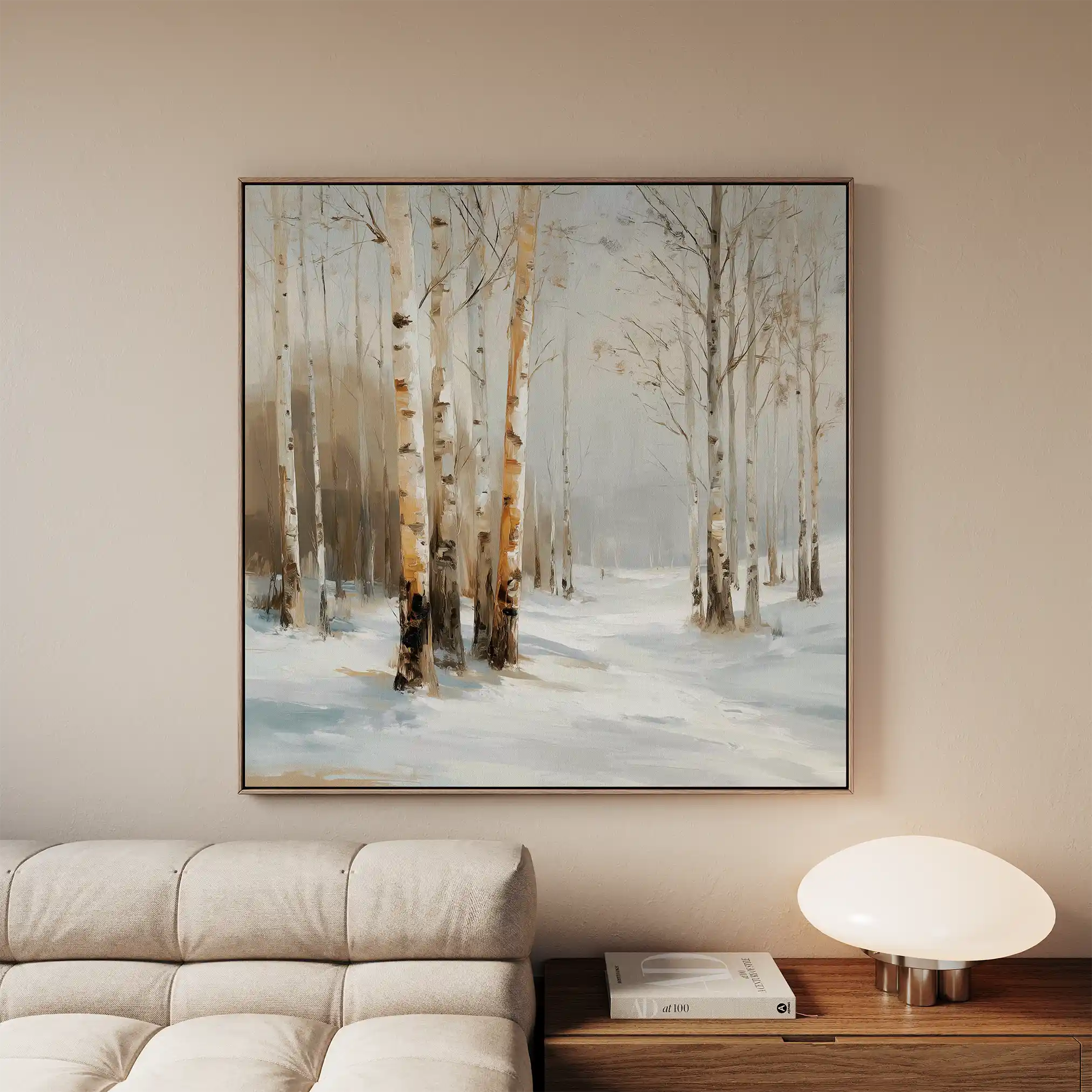 Abstract 1232 Canvas Art 60 x 60 cm / Stretched on hidden frame