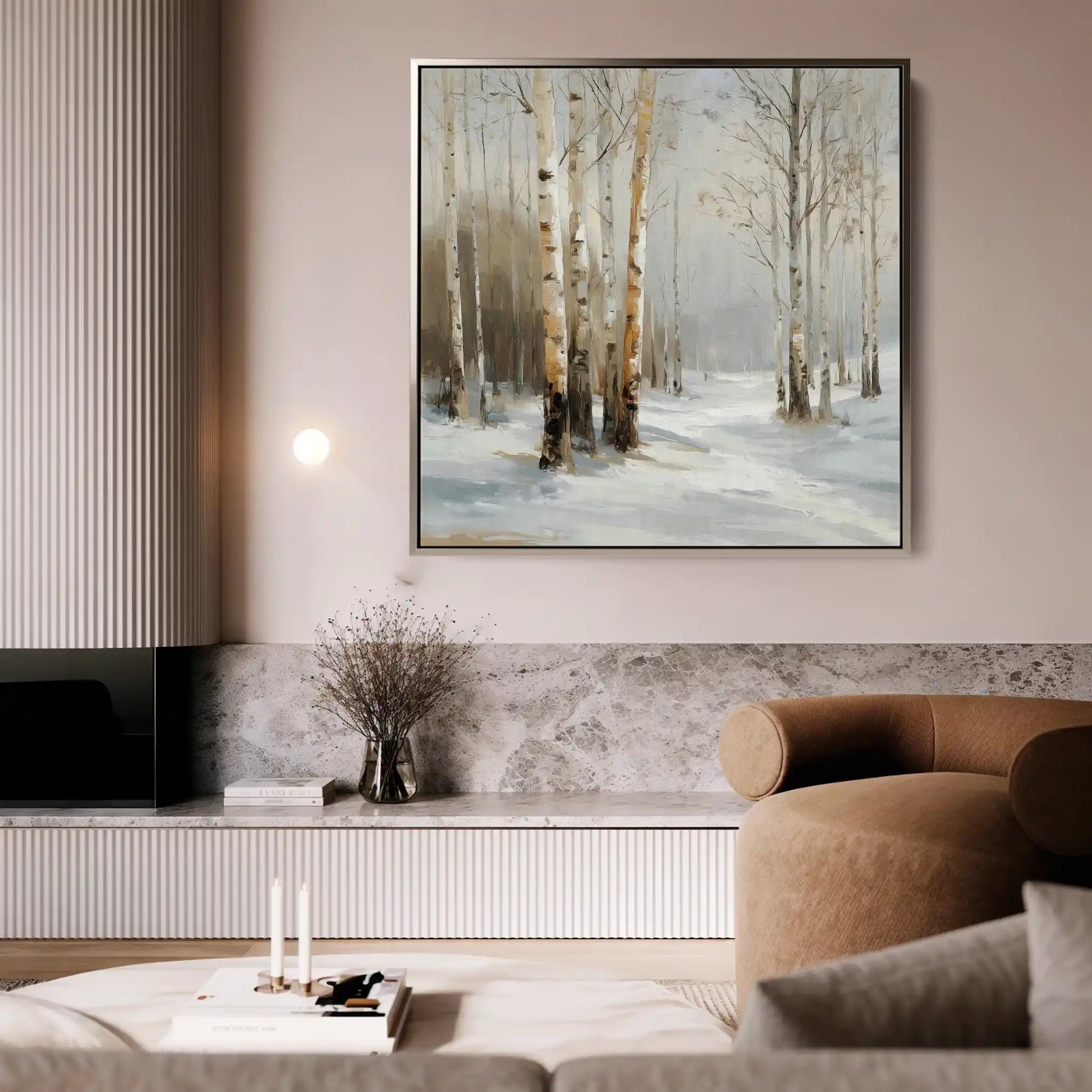 Abstract 1232 Canvas Art 60 x 60 cm / Stretched on hidden frame