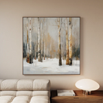 Abstract 1233 Canvas Art 60 x 60 cm / Stretched on hidden frame