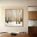 Abstract 1233 Canvas Art 60 x 60 cm / Stretched on hidden frame