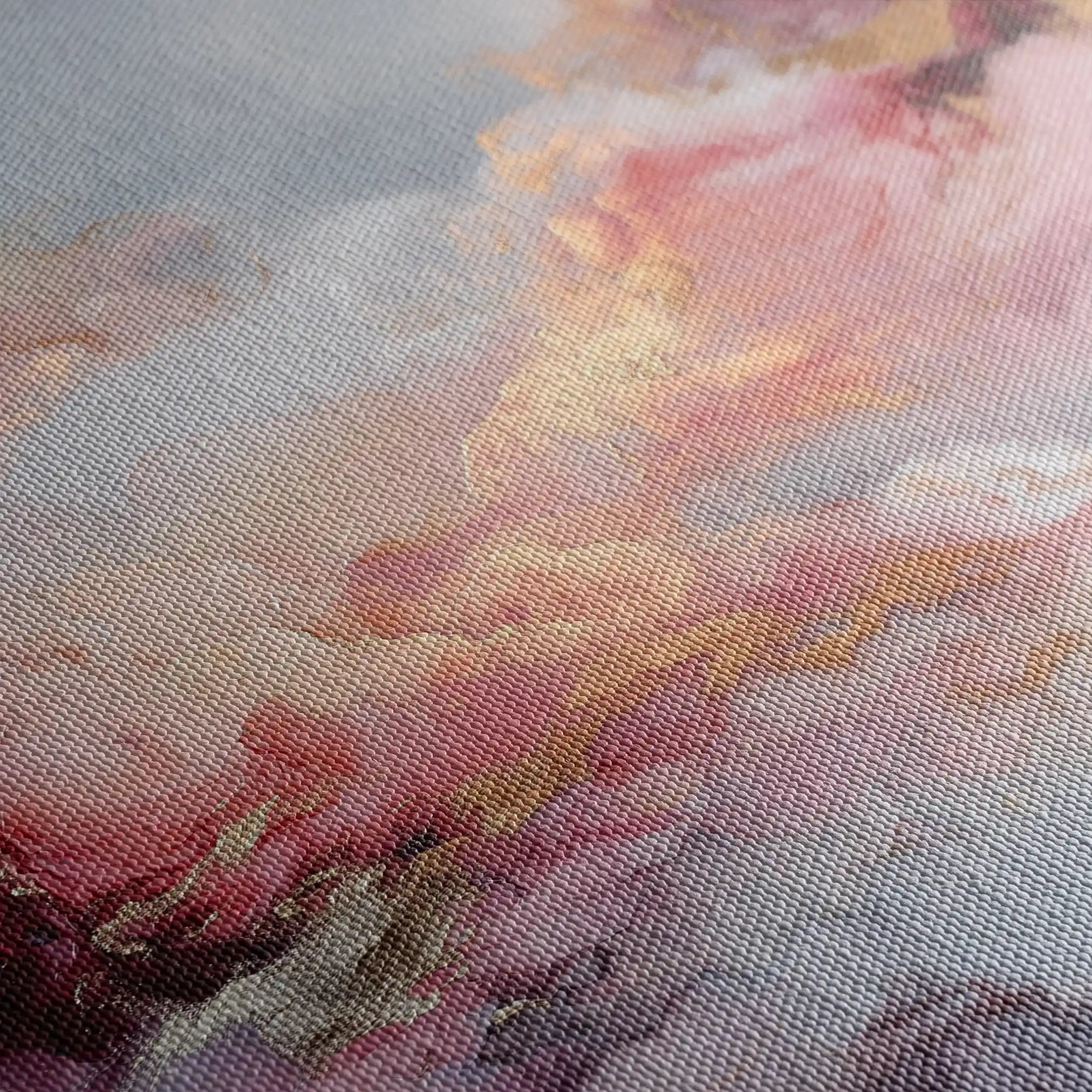 Abstract 1234 Canvas Art 60 x 60 cm / Stretched on hidden frame