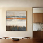 Abstract 1235 Canvas Art 60 x 60 cm / Stretched on hidden frame