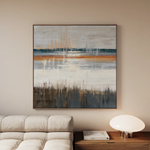 Abstract 1235 Canvas Art 60 x 60 cm / Stretched on hidden frame