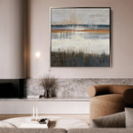 Abstract 1235 Canvas Art 60 x 60 cm / Stretched on hidden frame