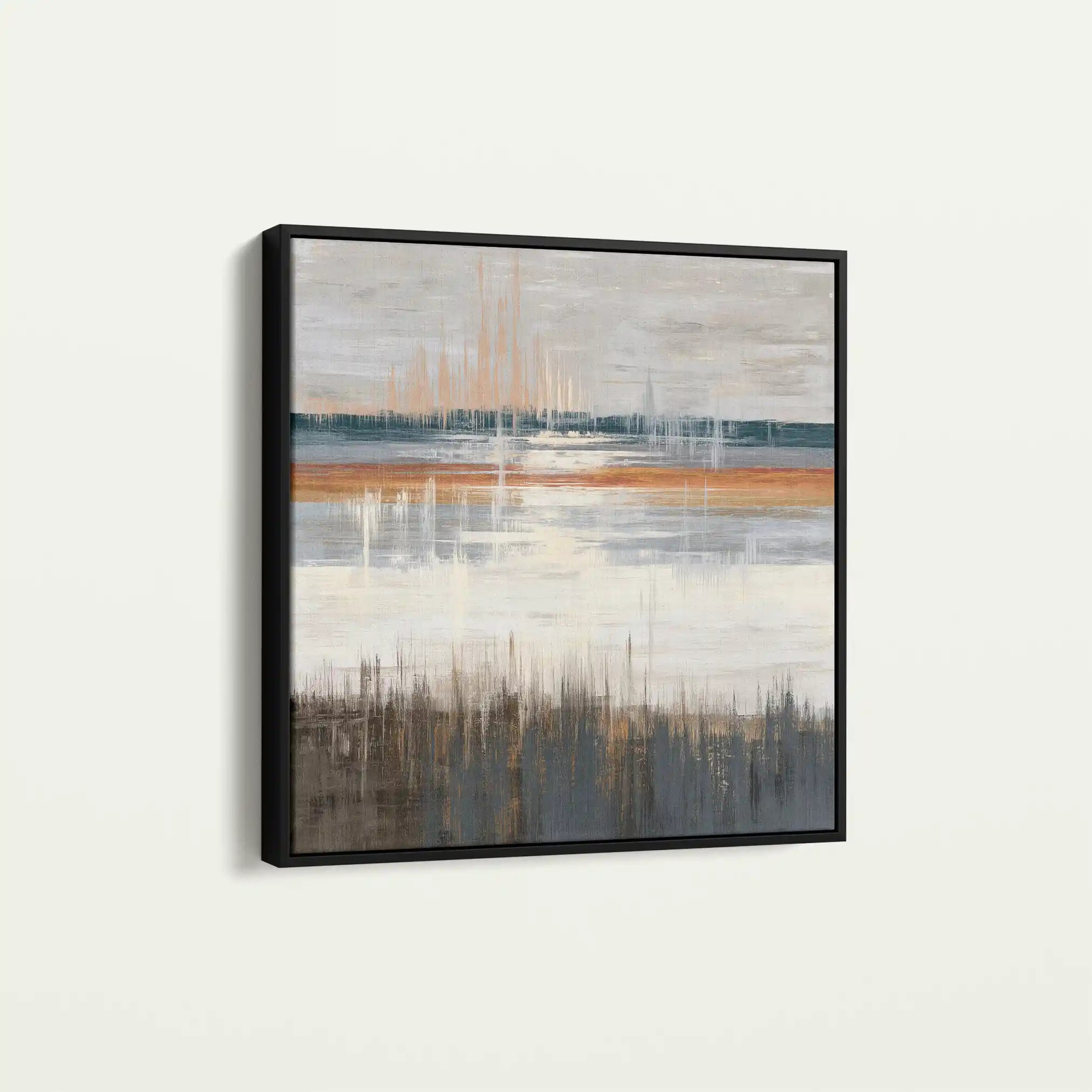 Abstract 1235 Canvas Art 60 x 60 cm / Stretched on hidden frame