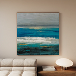 Abstract 1236 Canvas Art 60 x 60 cm / Stretched on hidden frame