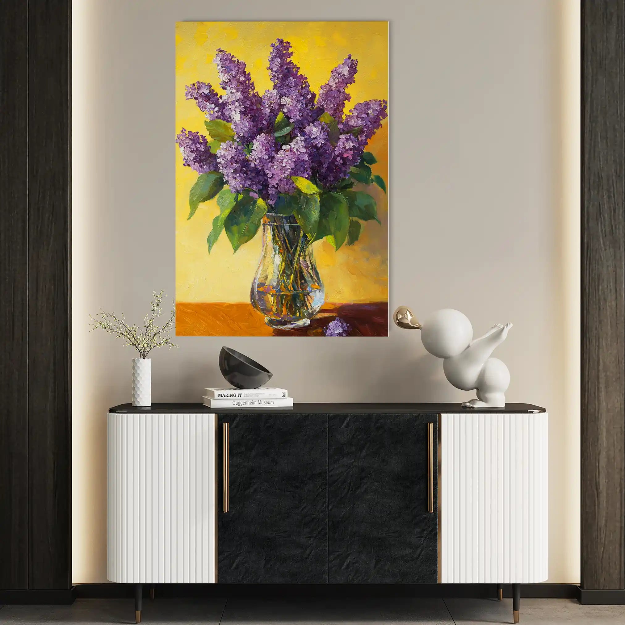 Floral Canvas Wall Art WAD1236-F 90 x 60 cm / Stretched on hidden frame