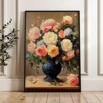 Floral Canvas Wall Art WAD1238-F 90 x 60 cm / Stretched on hidden frame