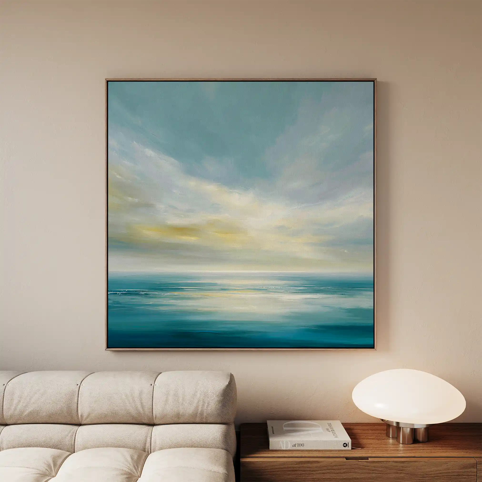 Abstract 1239 Canvas Art 60 x 60 cm / Stretched on hidden frame