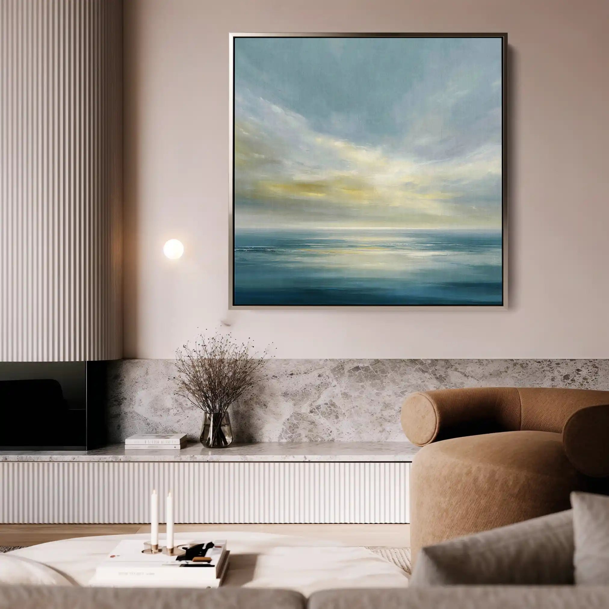 Abstract 1239 Canvas Art 60 x 60 cm / Stretched on hidden frame