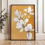 Floral Canvas Wall Art WAD1239-F 90 x 60 cm / Stretched on hidden frame