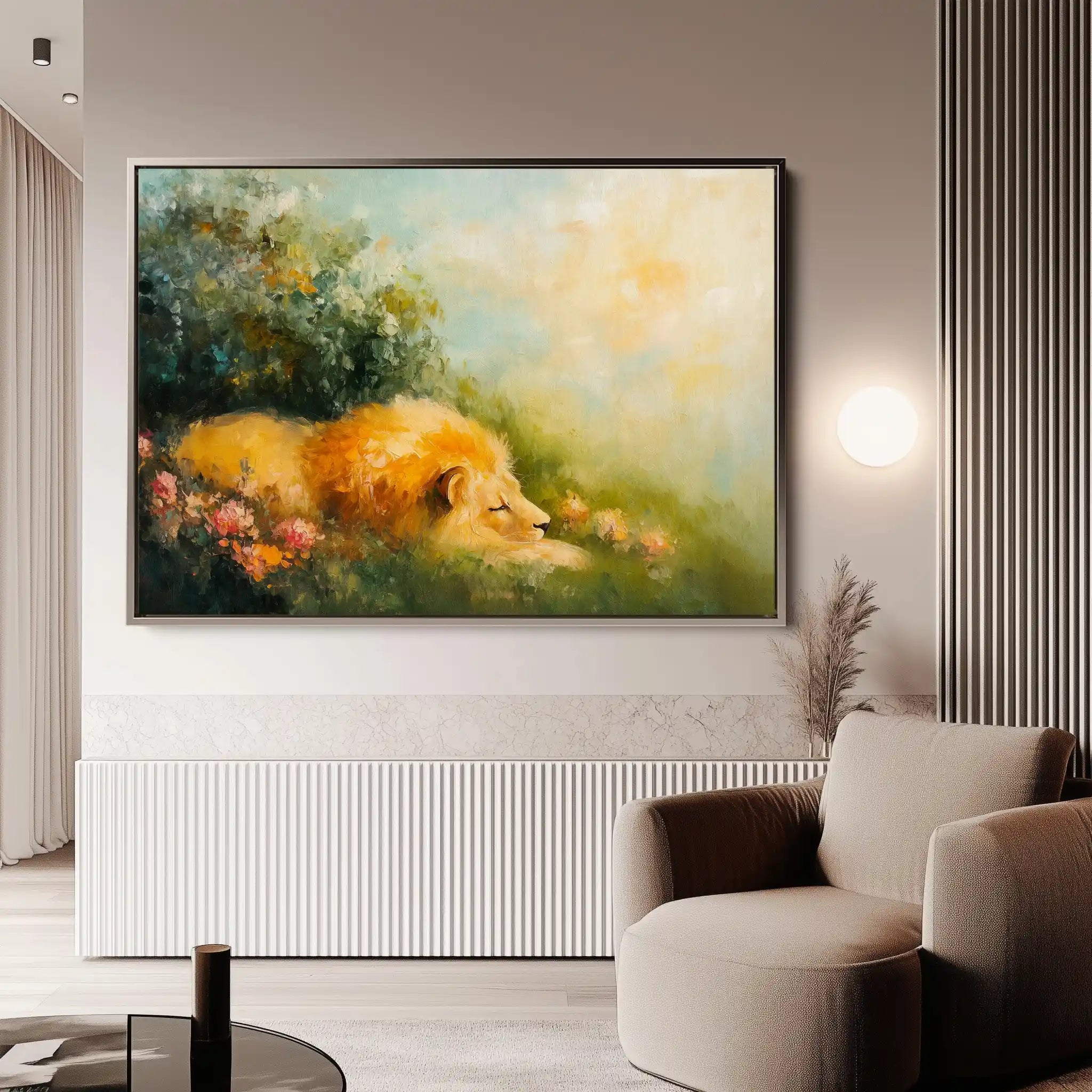 Animals 124 Canvas Art 90 x 60 cm / Stretched on hidden frame