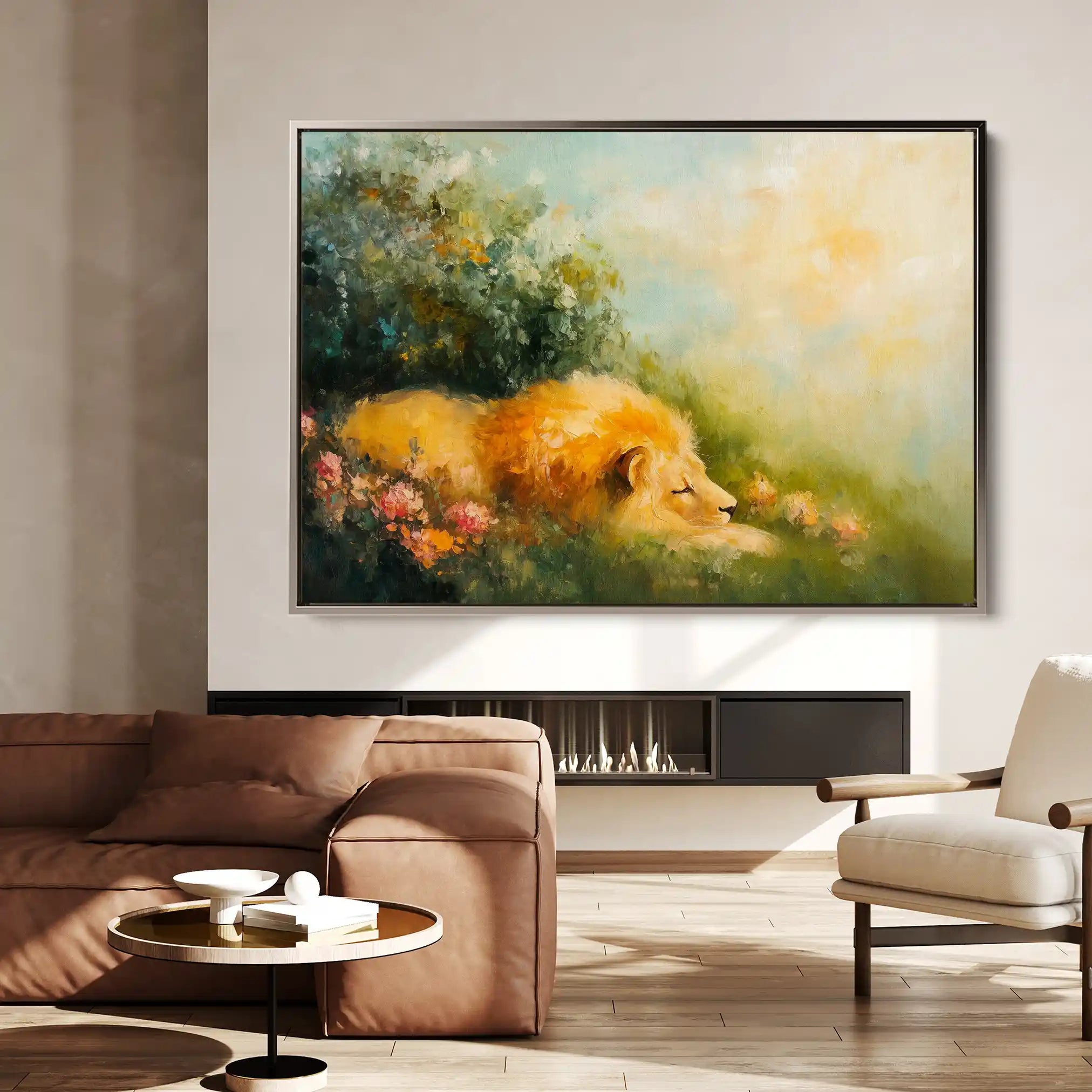 Animals 124 Canvas Art 90 x 60 cm / Stretched on hidden frame